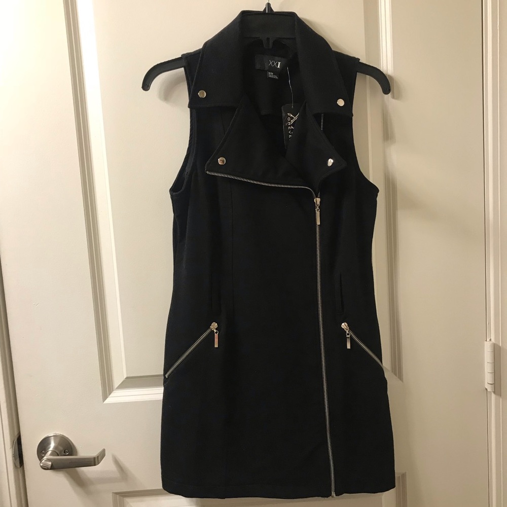 Moto Zip Dress